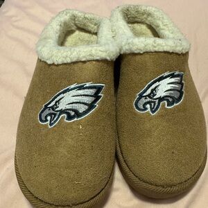 Philadelphia Eagles Tan Slippers